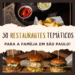 Restaurantes Temáticos para a família em São Paulo